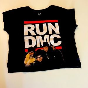 Vintage Cropped RUN DMC Top